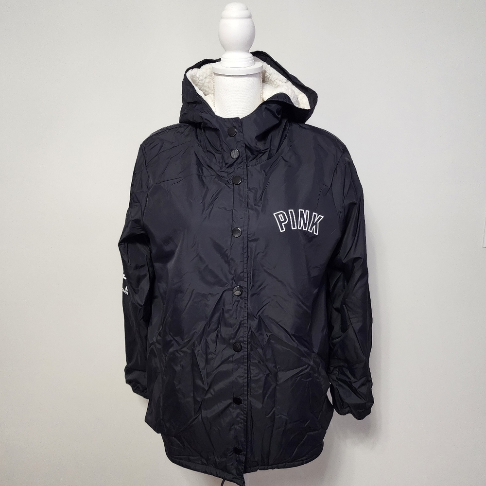 PINK Victoria's Secret SHERPA JACKET NEW - Picture 15 of 15
